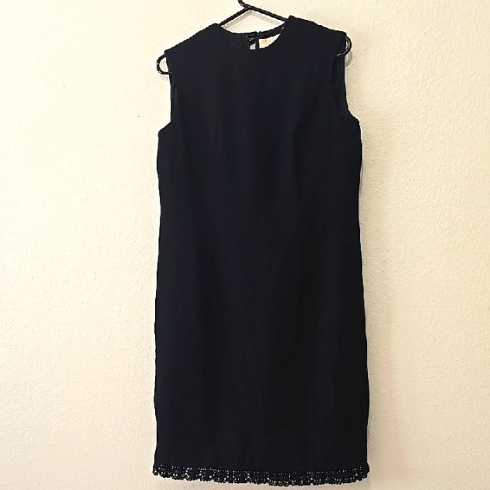 The Ann Fogarty Lord‎ & Tylor, Vintage,  Black Sleeveless Dress 12
